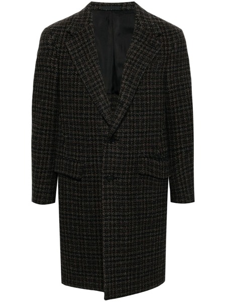  Caruso Houndstooth Coat - Brown 