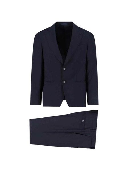  Caruso Single-breasted Suit - Blue 