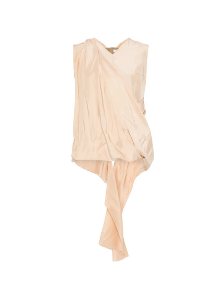  Carven Neck-tie Blouse - Neutrals 