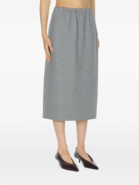 Carven Pull-on Midi Skirt - Grey 