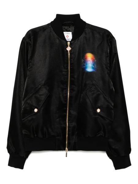  Casablanca Gradient Bomber Jacket - Black 