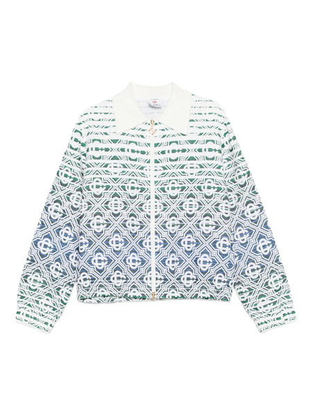  Casablanca Gradient-monogram Jacket - White 
