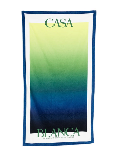  Casablanca Kids Gradient Trim Towel - White 