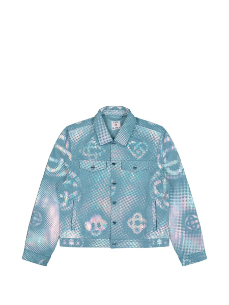  Casablanca Monogram Denim Jacket - Blue 