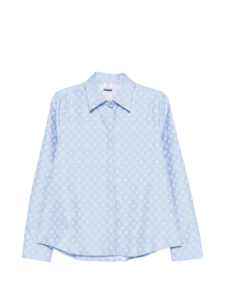  Casablanca Monogram-patterned Shirt - Blue 