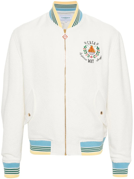  Casablanca Trophy Bomber Jacket - Neutrals 