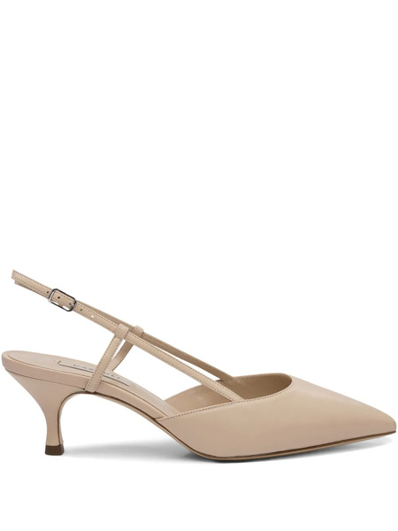  Casadei 50mm Julia Pumps - Neutrals 