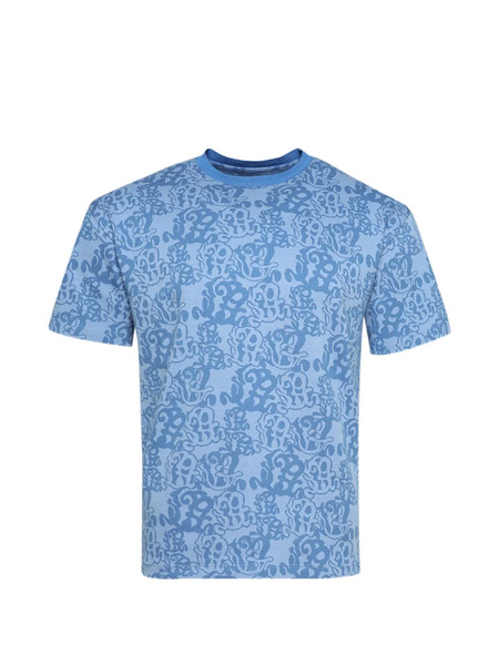  Casella Meyer Jacquard Monogram T-shirt - Blue 