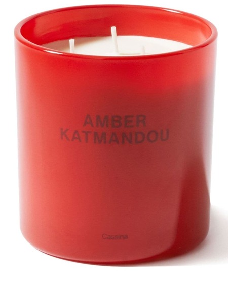  Cassina Amber Katmandou Medium Scented Candle - Red 