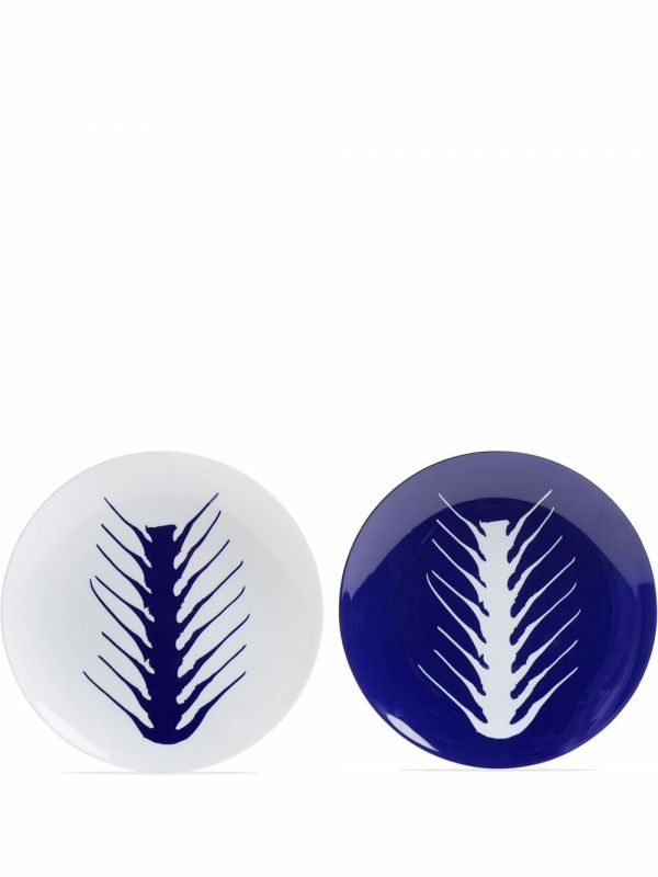  Cassina Arête Set-of-two Decorative Plates - White 