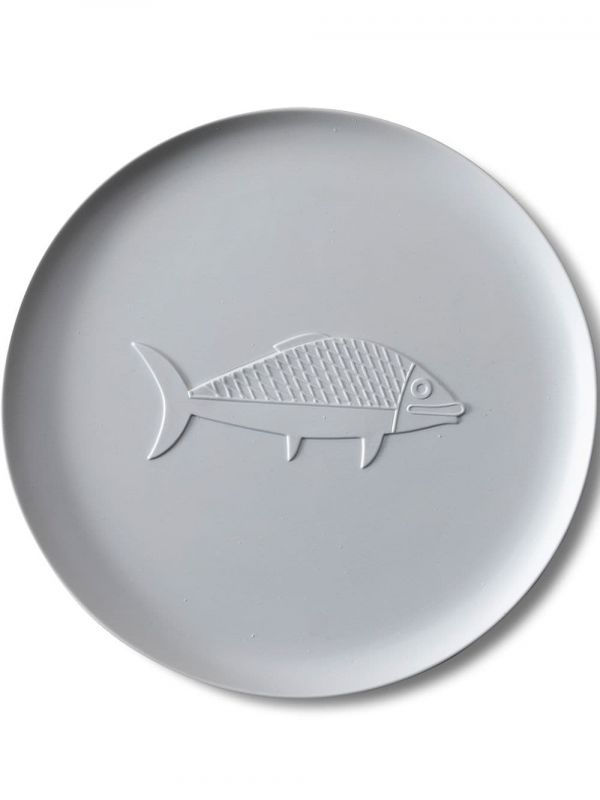  Cassina Poisson Fish-embossed Tray - White 