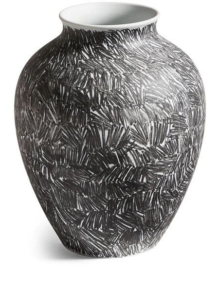  Cassina Post Scriptum Porcelain Vase - Black 