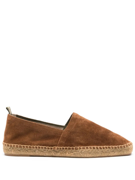  Castañer Braided-raffia Suede Espadrilles - Brown 