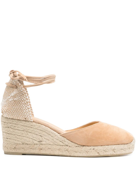  Castañer Carina Tie Ankle Espadrilles - Neutrals 