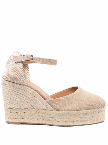  Castañer Carol Wedge Espadrilles - Neutrals 