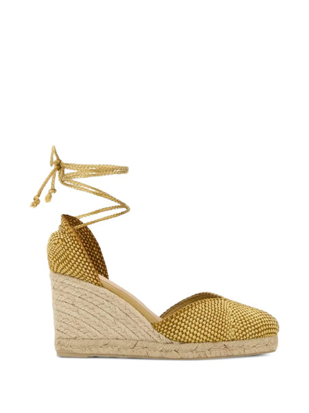  Castañer Cora Wedge Espadrilles - Gold 
