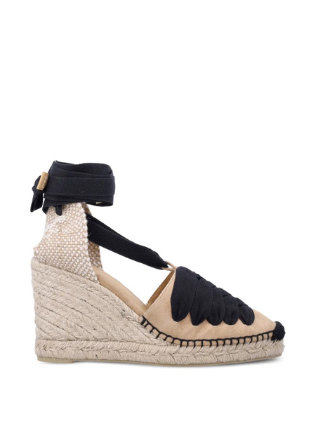  Castañer Curtis Suede Lacing Espadrilles - Neutrals 