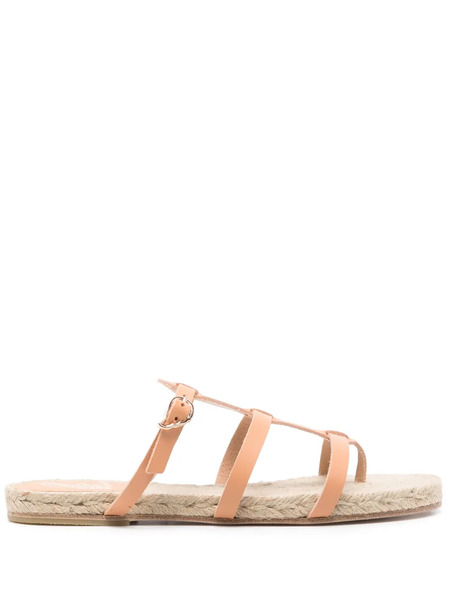  Castañer Leather Espadrilles - Neutrals 