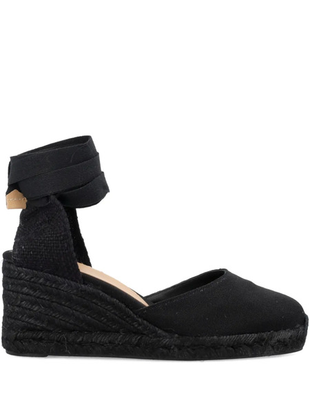  Castañer 60mm Wedge-heel Espadrilles - Black 