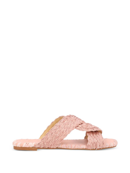 Castañer Padme Woven Flat Sandals - Pink 