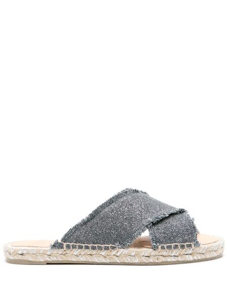  Castañer Palmera Flat Espadrilles - Grey 