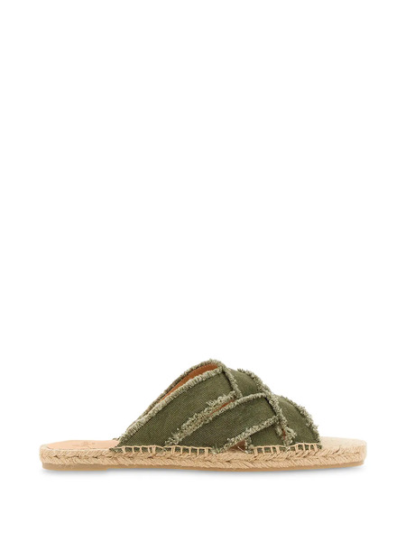  Castañer Pilita Flat Sandals - Green 