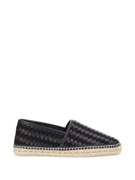  Castañer Woven Braided Espadrilles - Black 