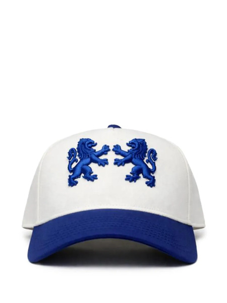  Cavendish Lion-motif Baseball Cap - Neutrals 