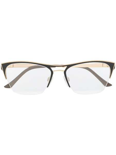 Cazal Cat-eye Frames - Gold 