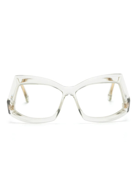  Cazal 5005 Geometric-frame Glasses - Neutrals 