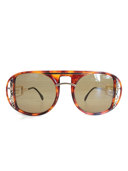  Cazal Geometric-frame Sunglasses - Brown 