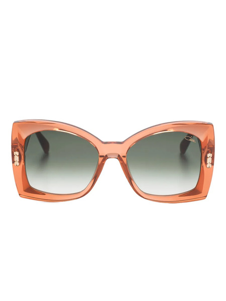  Cazal Geometric-frame Sunglasses - Brown 