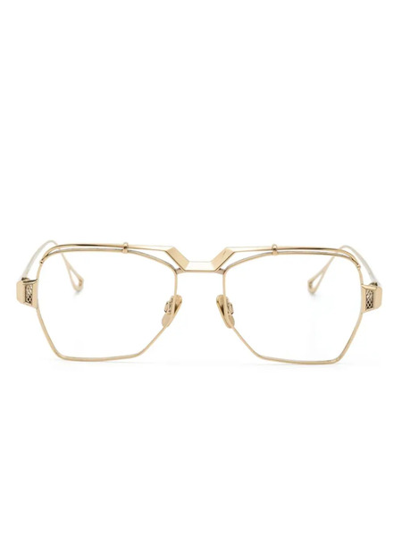  Cazal Pilot-frame Glasses - Gold 