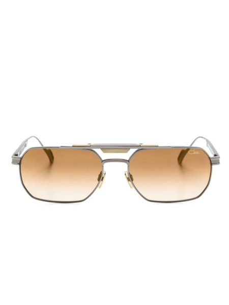  Cazal 7573 Pilot-frame Sunglasses - Grey 