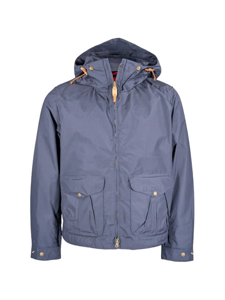  Ceccarelli Flap-pocket Detachable Hood Jacket - Blue 