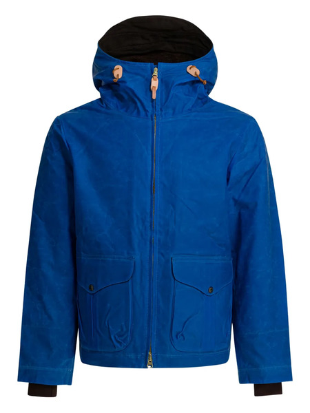  Ceccarelli Hooded Cotton Jacket - Blue 