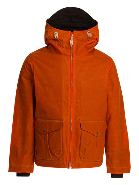  Ceccarelli Hooded Cotton Jacket - Orange 