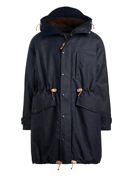  Ceccarelli Mountain Flap-pocket Parka Coat - Blue 