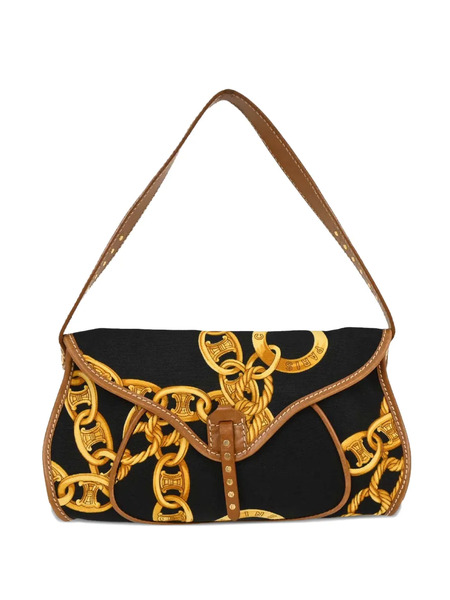 Celine Pre-owned 1990-2000s Chain Print Handbag - Black 