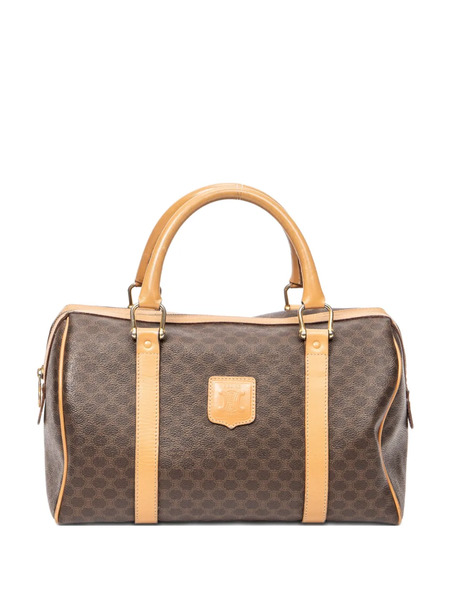  Celine Pre-owned Small Boston Patterned Tote Bag - Brown 