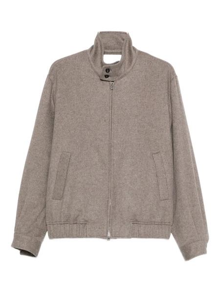  Cellar Door Zip-front Welt-pocket Jacket - Neutrals 