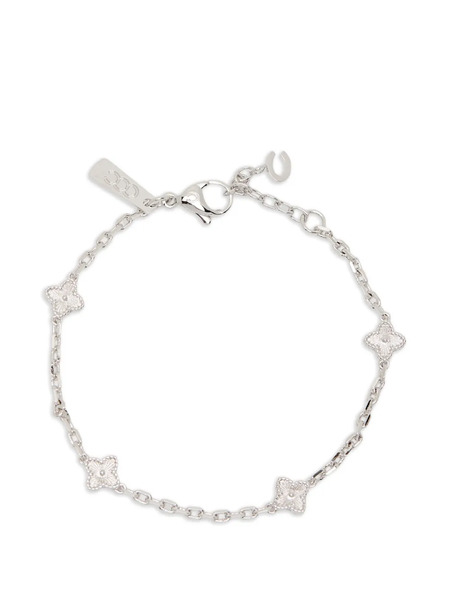  Cernucci Clover-charm Bracelet - Silver 
