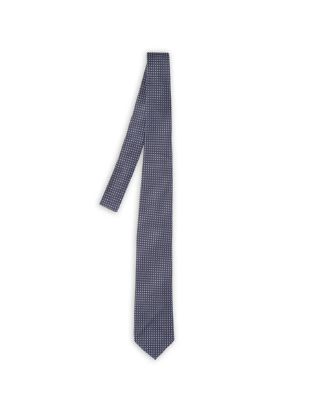 Cesare Attolini Dotted Tie - Blue 