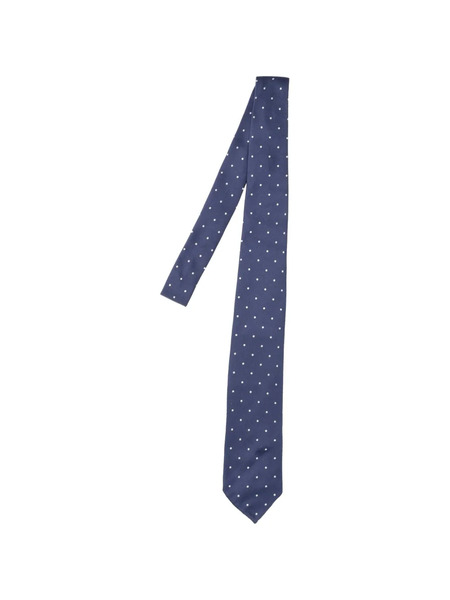  Cesare Attolini Polka-dot Tie - Blue 