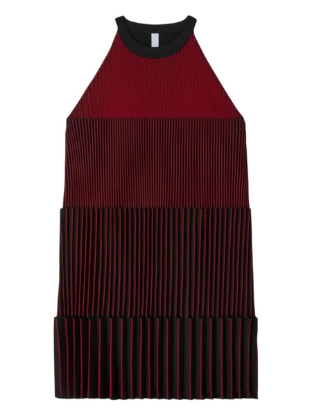 Cfcl Accordion Sleeveless Mini Dress - Red 