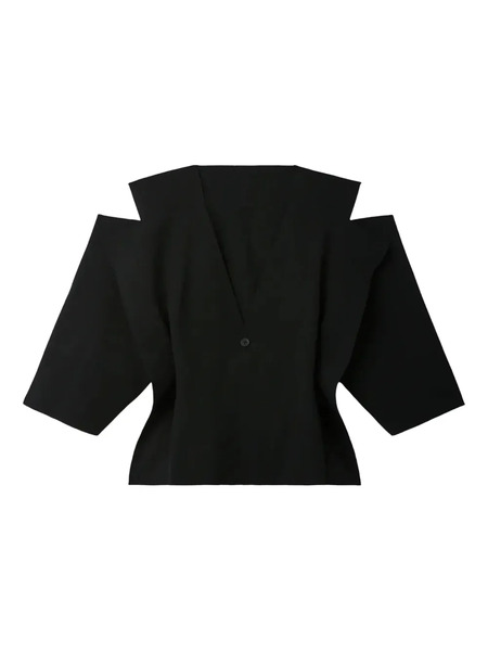  Cfcl Cold-shoulder Button Jacket - Black 