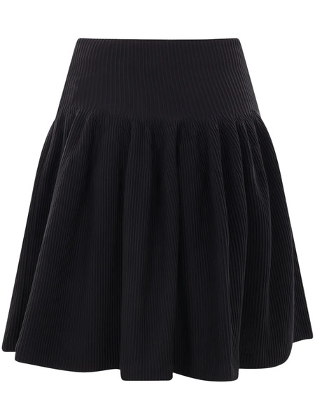  Cfcl Hypha Ribbed Mini Skirt - Black 