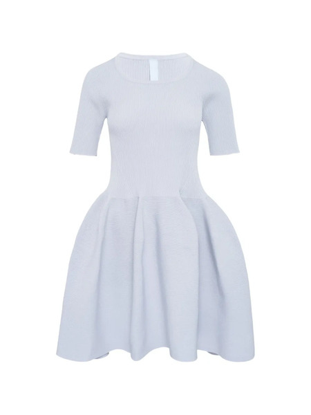  Cfcl Pleated Short-sleeve Mini Dress - Grey 
