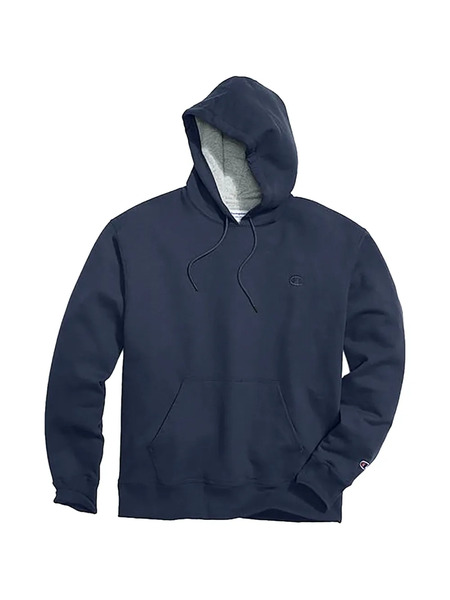  Champion Drawstrings Hoodie - Blue 