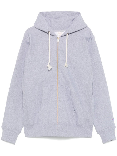  Champion Logo-embroidered Hoodie - Grey 